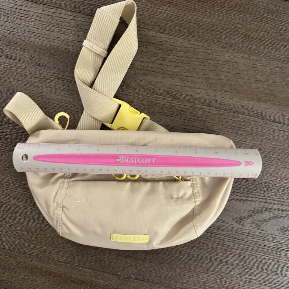 Athleta Crossbody Bag in Beige and Yellow - Picture 3 of 5